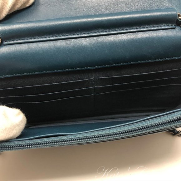 CHANEL Lambskin Boy Flap Wallet in Chain - Picture 10 of 14